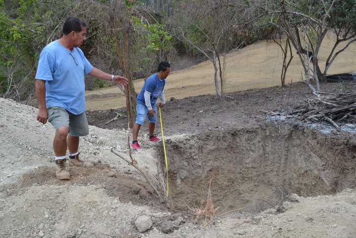 Hole for Septic